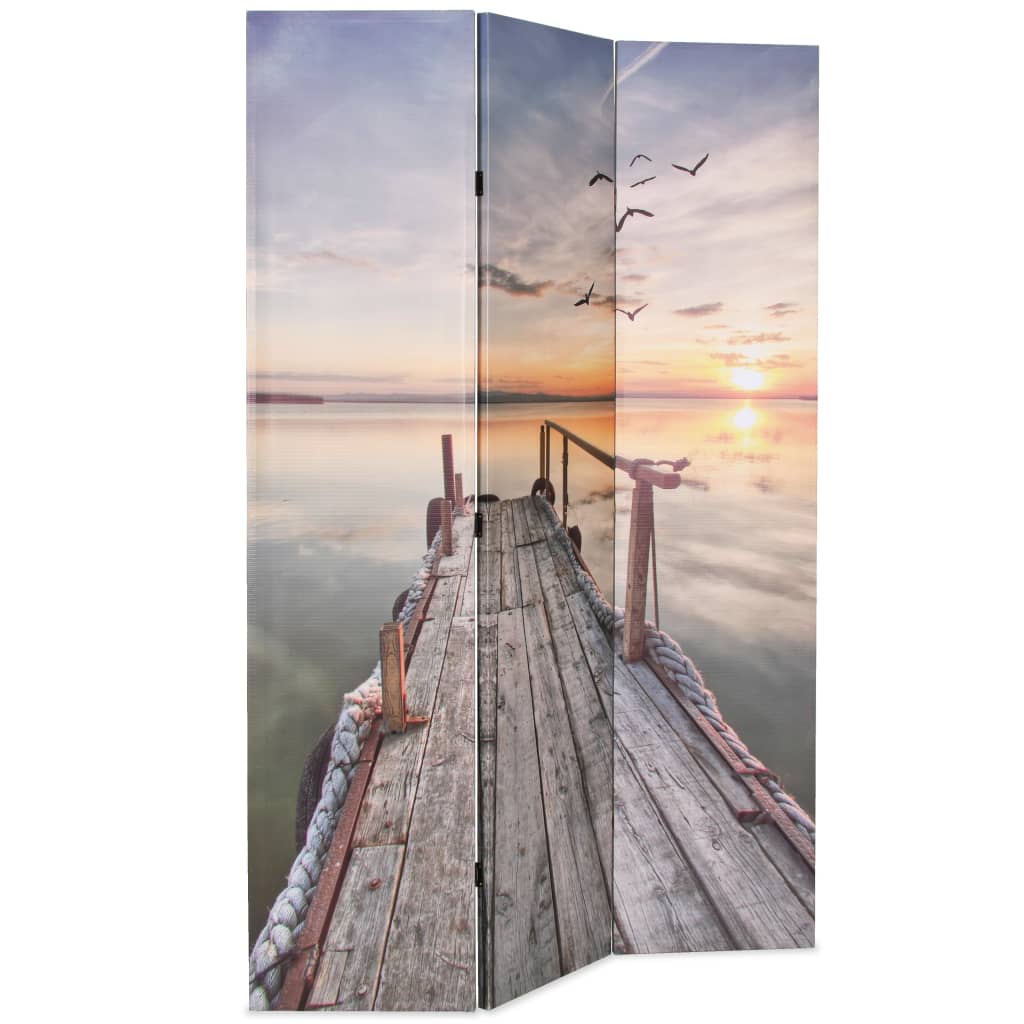 Folding Room Divider 120x170 cm Lake